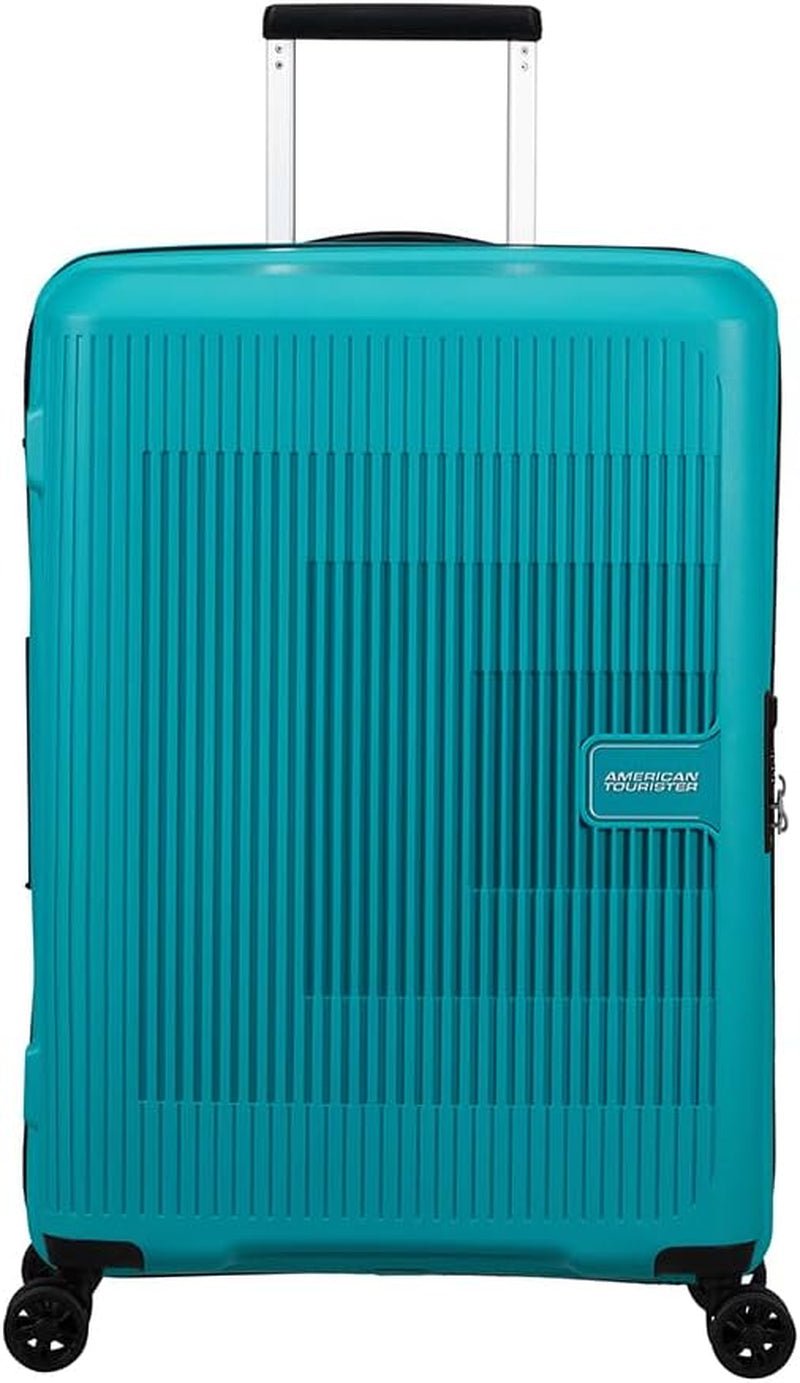 American Tourister Aerostep - Spinner L, valigia espandibile, 77 cm, 101,5/109 L, arancione (arancione brillante) Bagagli e attrezzatura da viaggio Naty Shop Turchese (tono turchese) M (67 cm - 66,5/72,5 L)