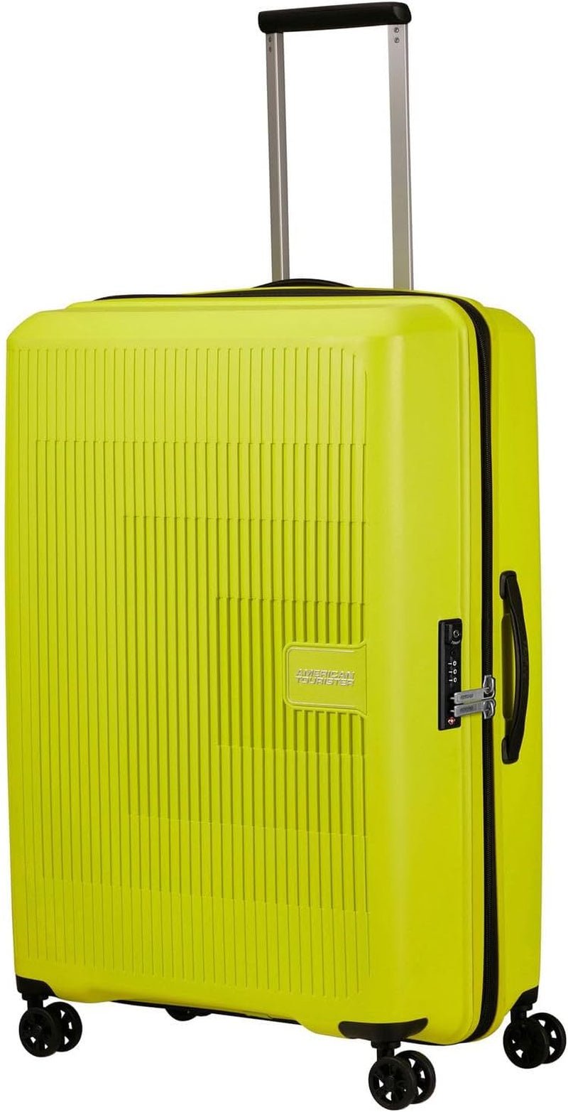 American Tourister Aerostep - Spinner L, Valigia espandibile, 77 cm, 101,5/109 L, Arancione (Arancione brillante) Bagagli e attrezzatura da viaggio Naty Shop Verde (Lime chiaro) L (77 cm - 101,5/109 L)