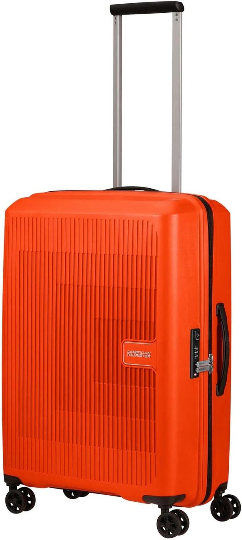 American Tourister Aerostep - Spinner L, valigia espandibile, 77 cm, 101,5/109 L, arancione (arancione brillante) Bagagli e attrezzatura da viaggio Naty Shop Arancione (arancione brillante) M (67 cm - 66,5/72,5 L)