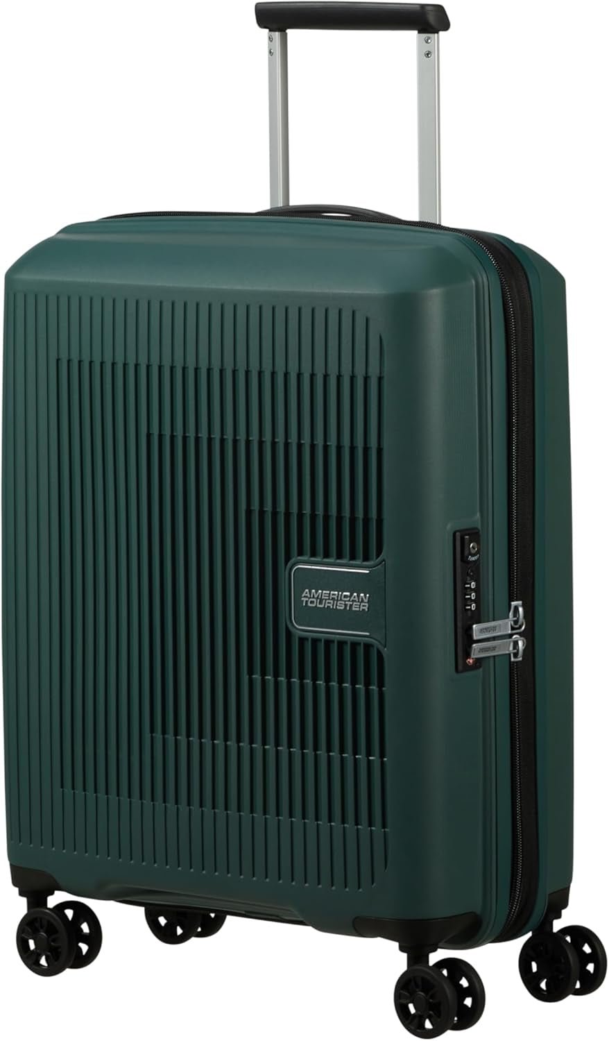 American Tourister Aerostep - Spinner L, valigia espandibile, 77 cm, 101,5/109 L, arancione (arancione brillante) Bagagli e attrezzatura da viaggio Naty Shop Verde (foresta oscura) S (55 cm - 36/40 L)