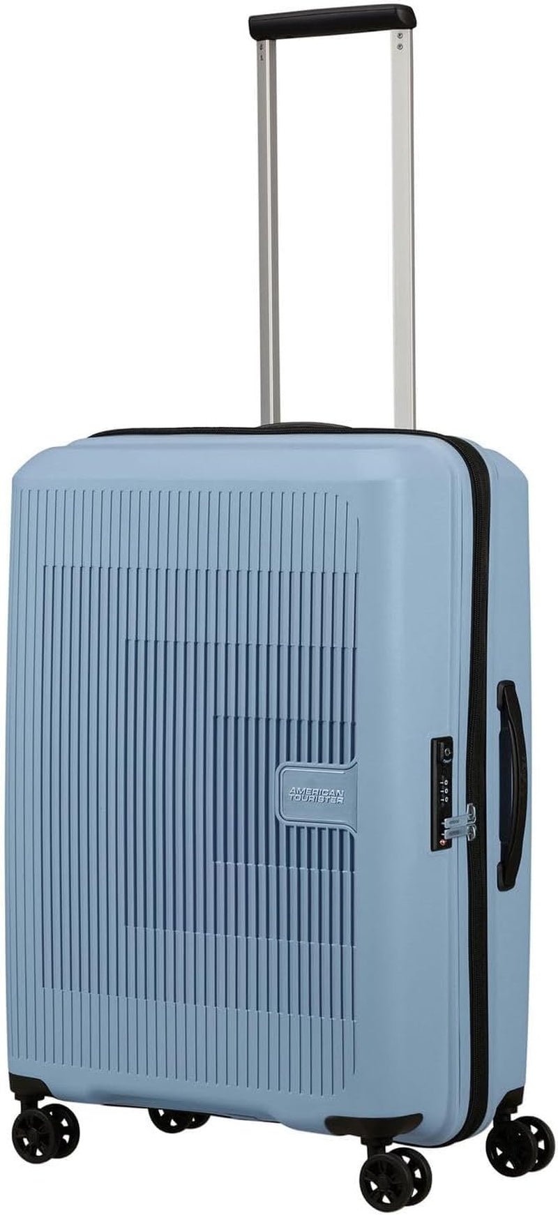 American Tourister Aerostep - Spinner L, valigia espandibile, 77 cm, 101,5/109 L, arancione (arancione brillante) Bagagli e attrezzatura da viaggio Naty Shop Grigio (grigio Soho) M (67 cm - 66,5/72,5 L)