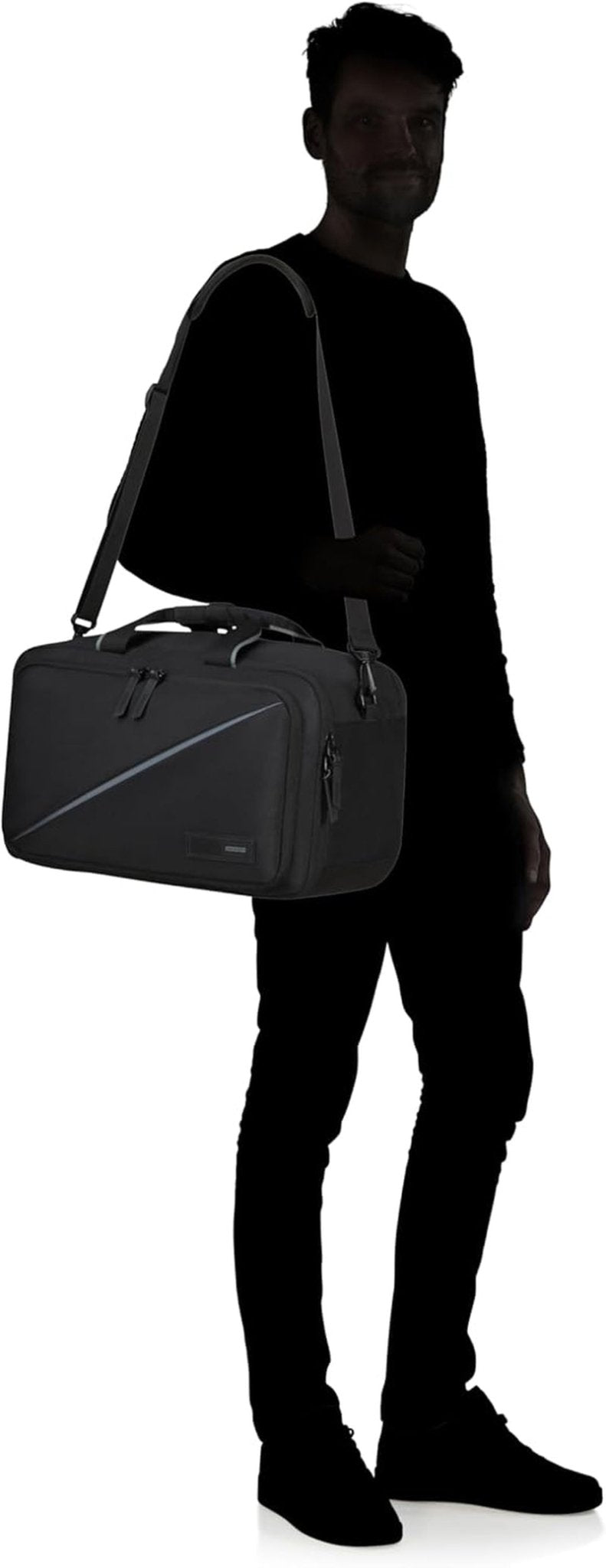 American Tourister Take2Cabin - Borsa da viaggio a 3 vie Ryanair, 40 cm, 25 L, Nero (Black) Bagagli e attrezzatura da viaggio Naty Shop