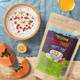 Miscela di frutta liofilizzata "Tropic-Mix" 100g I Frutti di bosco e frutta secca I Miscela di cocco, dragon fruit, mango e ananas I NutriPur Prodotti disidratati Naty Shop