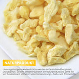 Ananas liofilizzato 250g, pezzi grossi, frutta liofilizzata a fette, ananas non zuccherato, fruttato a pezzi, ananas secco Prodotti disidratati Naty Shop