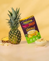 BITS di ananas liofilizzato 100g pezzi grandi per smoothie bowl, muesli, topping per porridge - frutta liofilizzata senza zuccheri aggiunti - ananas essiccato - frutta NutriPur Prodotti disidratati Naty Shop