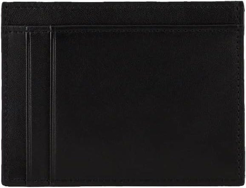 Armani Exchange Accessorio da Viaggio in Pelle Liscia con Logo da Uomo Cover Porta Carte Nero Naty Shop Portafoglio da Uomo Nero S