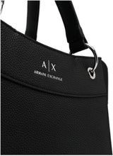 Armani Exchange Essential da Donna, Wave, Logo Stampato Argento Shopping L Borse Donna Naty Shop