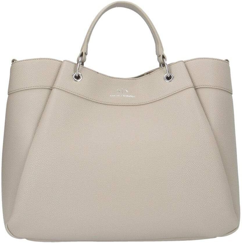 Armani Exchange Essential for Women, Wave, Logo stampato argento Shopping L Borse Donna Naty Shop Pisco