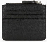 Armani Exchange Borsa piccola da donna con chiusura a scatto, porta carte con busta e accessorio da viaggio, portafoglio nero da donna Naty Shop