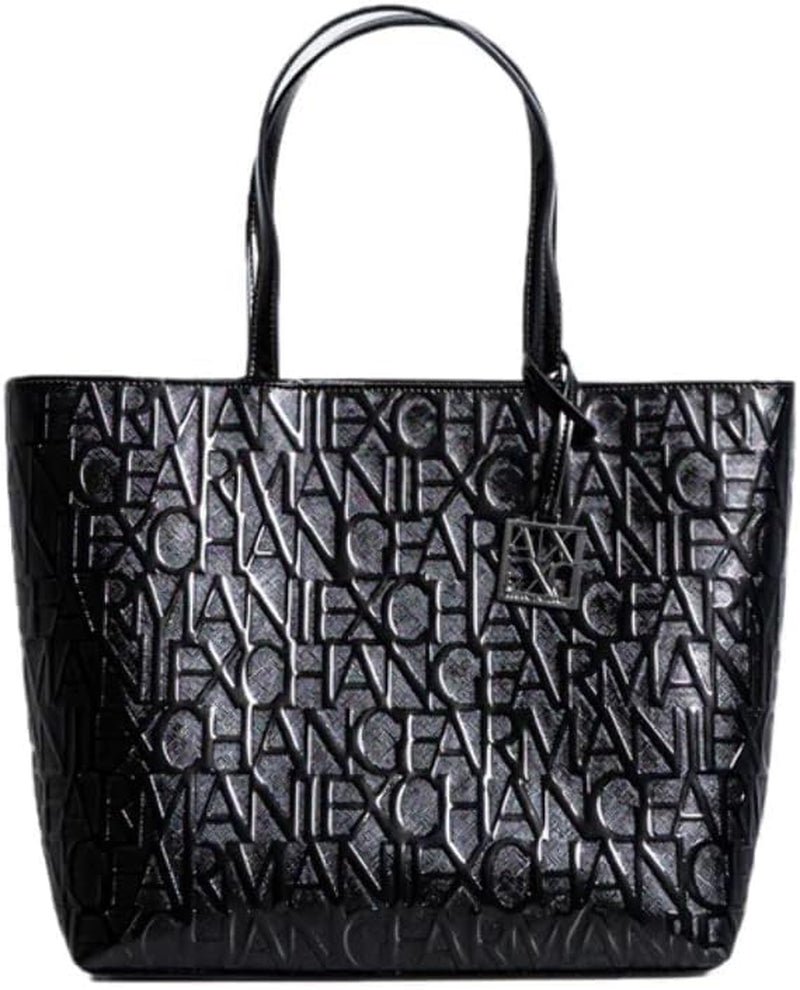 Armani Exchange borsa a spalla con manici Borsa a spalla Donna Borse Naty Shop Nero