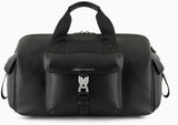 Armani Exchange Borsa da viaggio resistente Matthew da uomo con chiusura Axe Tuc Bagagli e attrezzatura da viaggio Naty Shop Nera