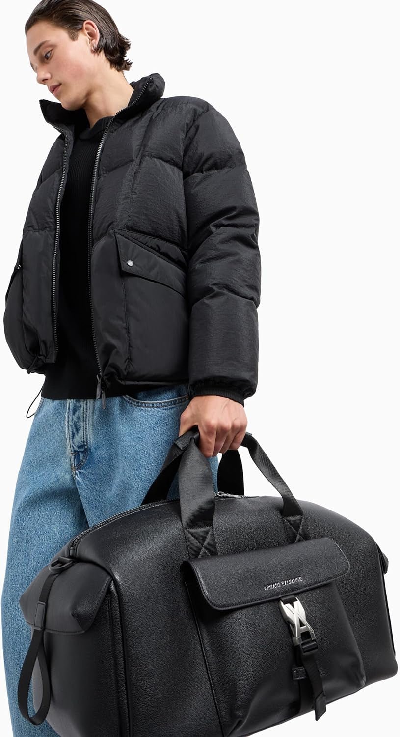 Armani Exchange Borsa da viaggio Matthew da uomo con chiusura Ax Tuc durevole Bagagli e attrezzatura da viaggio Naty Shop