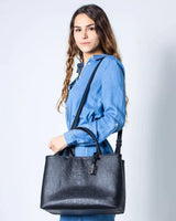 Armani Exchange Borsa a tracolla Liz-Medium Open Shopping Donna Borse Naty Shop
