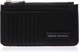 Armani Exchange Portafoglio da uomo per carte Naty Shop Nero Portafoglio da donna Taglia unica
