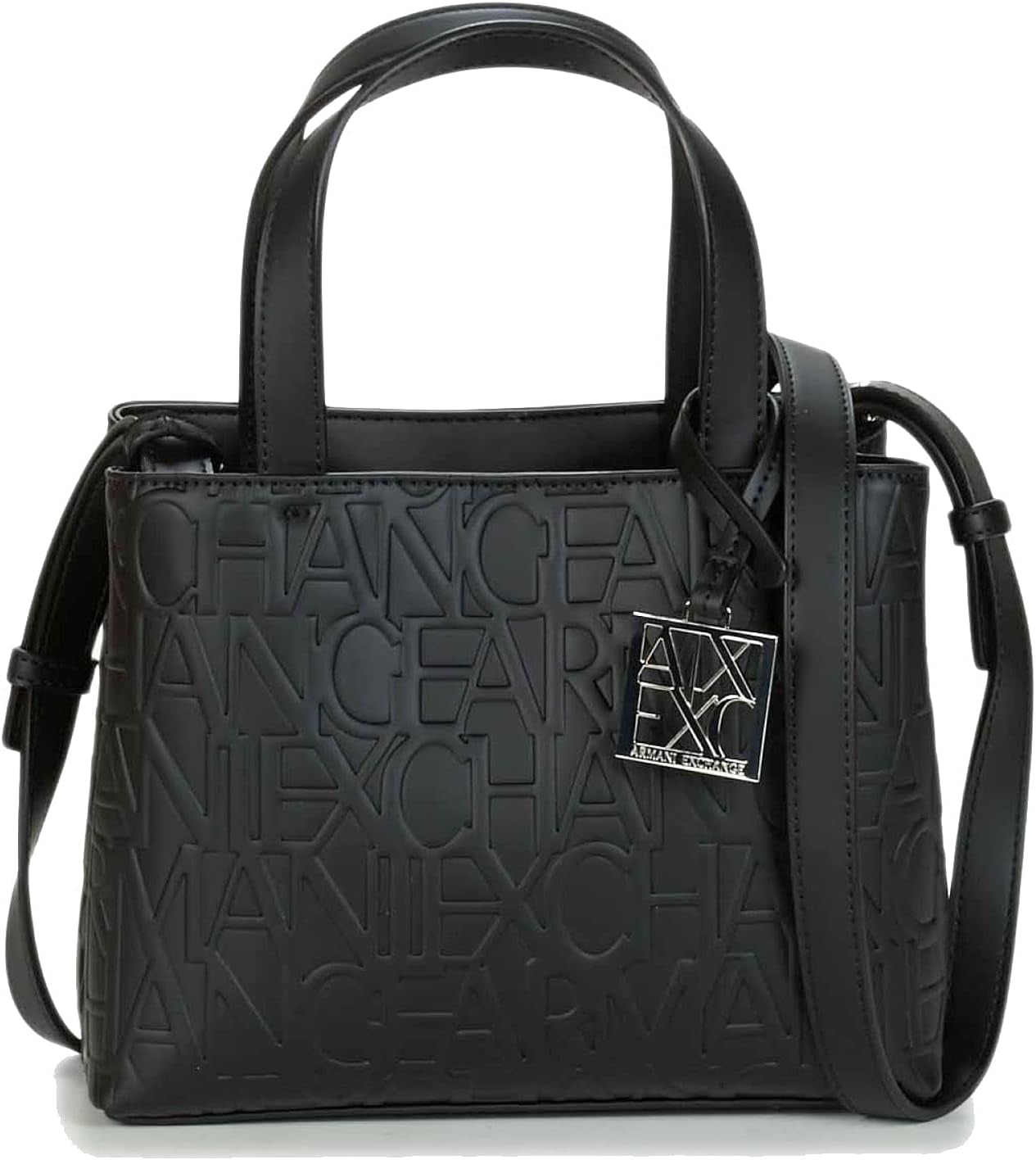 Armani Exchange Liz da donna - Borsa shopping aperta piccola Negru (Nero - Nero) Borse da donna Naty Shop