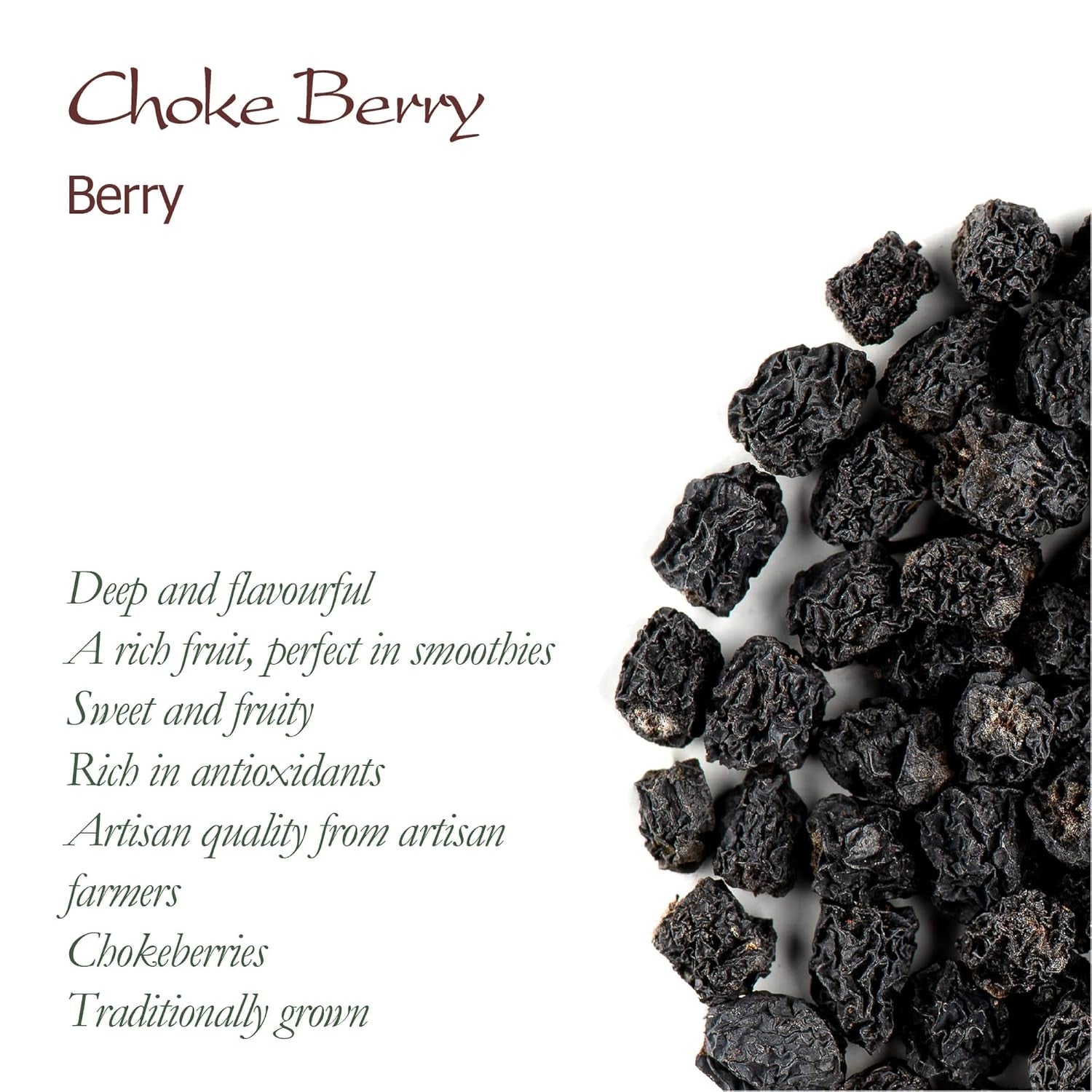 Bacche Di Aronia Secche - Bacche Di Aronia Secche - Bacche Di Aronia Secche Bacche Di Aronia Secche Bacche Di Aronia Prodotti disidratati Naty Shop