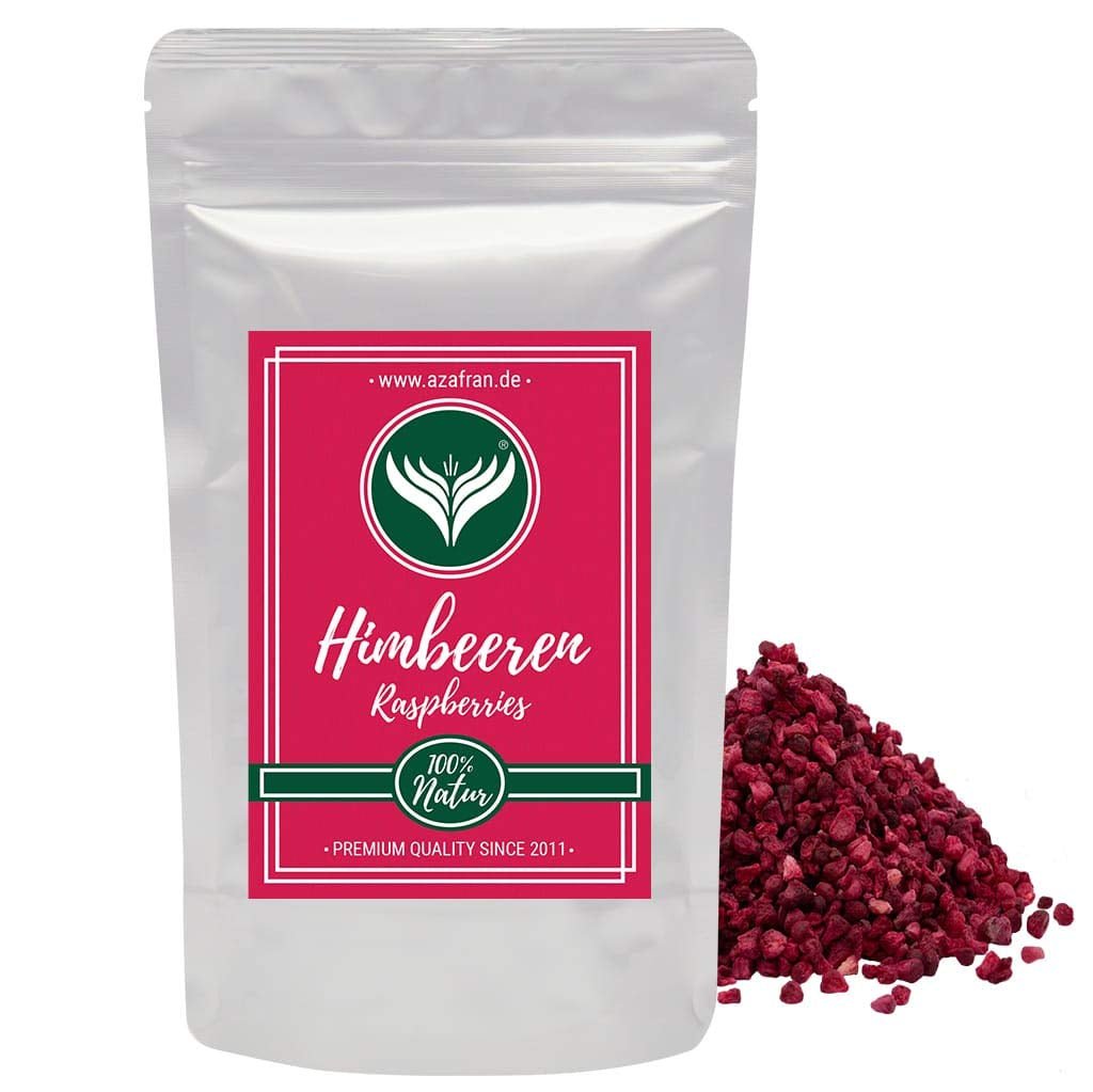 Lampone Azafran - pezzi di lampone liofilizzato 250g Naty Shop prodotti disidratati 250 G (1 confezione)