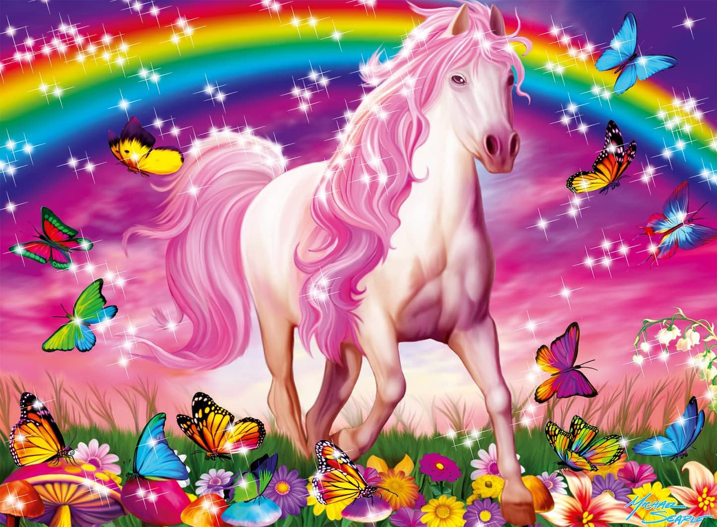 Puzzle per bambini Ravensburger - 13927 Horse Dream - Puzzle con cavalli per bambini dai 6 anni in su, Con 100 pezzi in formato XXL, Con glitter Puzzle Naty Shop