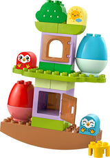 Albero LEGO DUPLO da bilanciare e impilare, giocattolo di sviluppo, set da costruzione per bambini a partire da 18 mesi, giocattolo creativo per bambini, giocattolo educativo con 2 uccelli giocattolo 10440 Set da costruzione Besuche den LEGO-Store