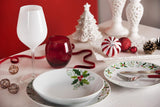Excelsa SERV.TAV.18 PZ NATALE HOLLY Bianco