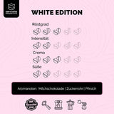 KING'S COFFEE - WHITE EDITION - miscela leggera 100% Arabica da Etiopia, Messico, Perù e Tanzania - torrefazione in piccoli lotti in Italia - caffè espresso in grani interi per macchine portafiltro - 1 kg