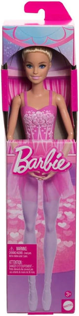 Barbie Ballerina Bambola Bionda alla moda con tutù lilla staccabile con braccia da balletto e scarpe a punta HRG34