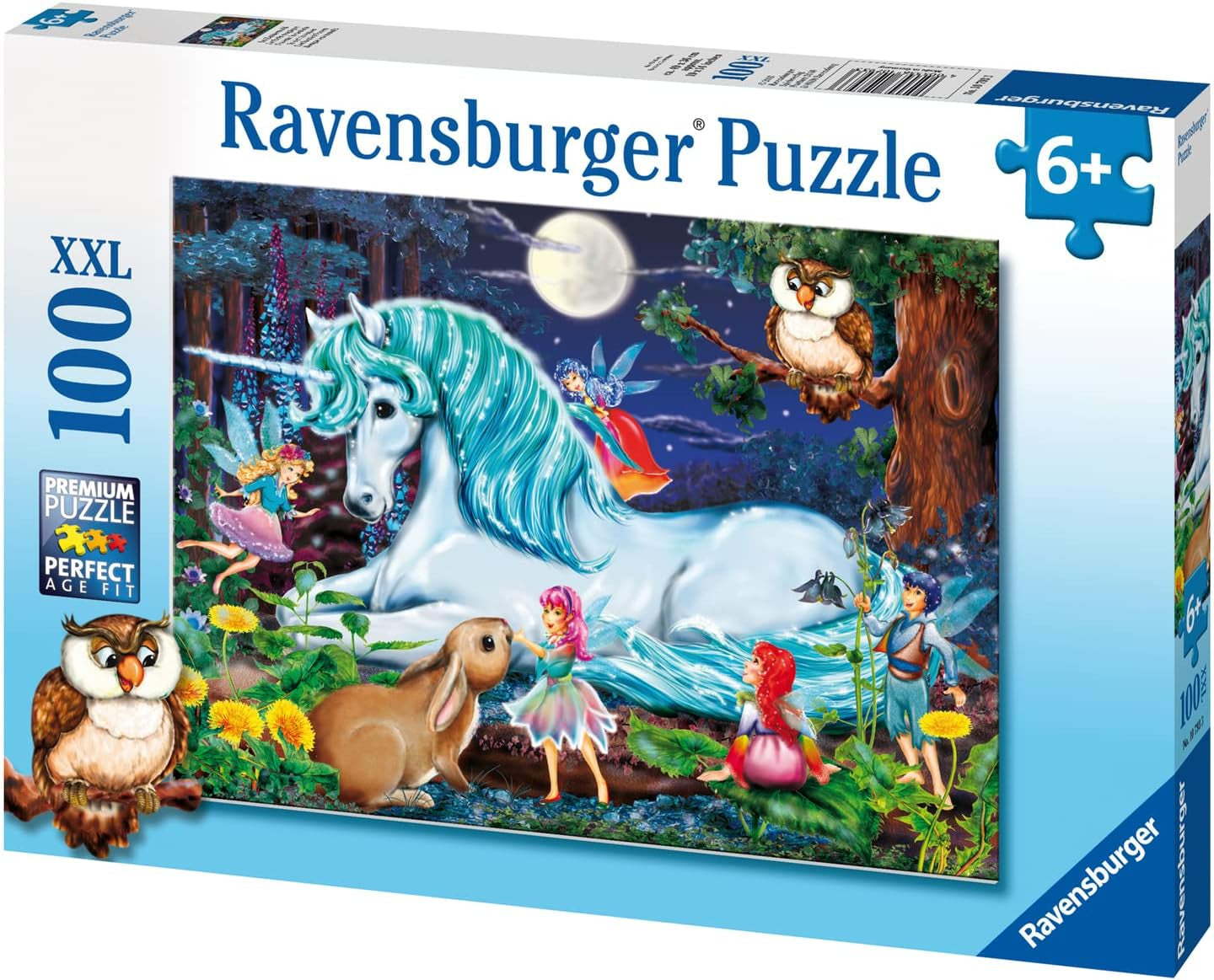Puzzle per bambini Ravensburger - 10793 Nella foresta incantata - Puzzle Unicorno per bambini dai 6 anni in su, con 100 pezzi in formato XXL Puzzle Naty Shop