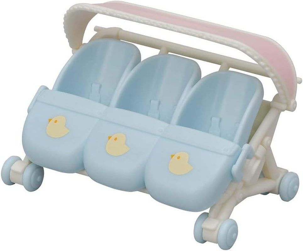 Sylvanian Families L5533 Passeggino Trigemino - Casa delle Bambole Playset Dolls Naty Shop Titolo predefinito