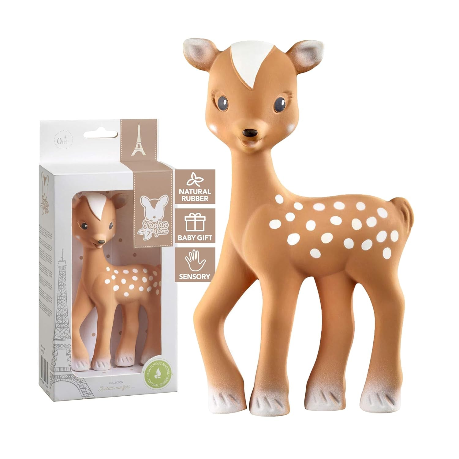 Sophie La Girafe Fanfan il cervo, plastica, 616341, marrone