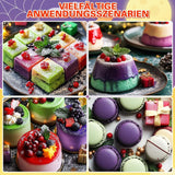 Colorante alimentare in polvere - Colorante alimentare in 4 colori, colorante alimentare concentrato, rosso verde blu viola colorante alimentare per decorazione di torte, cottura al forno, glassa, dessert, cucina - 5G