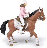 PAPO - Figura cavallo - Rider Fashion Winter, passione per l'equitazione, giocattolo per bambini dai 3 anni. Action figure del Naty Shop