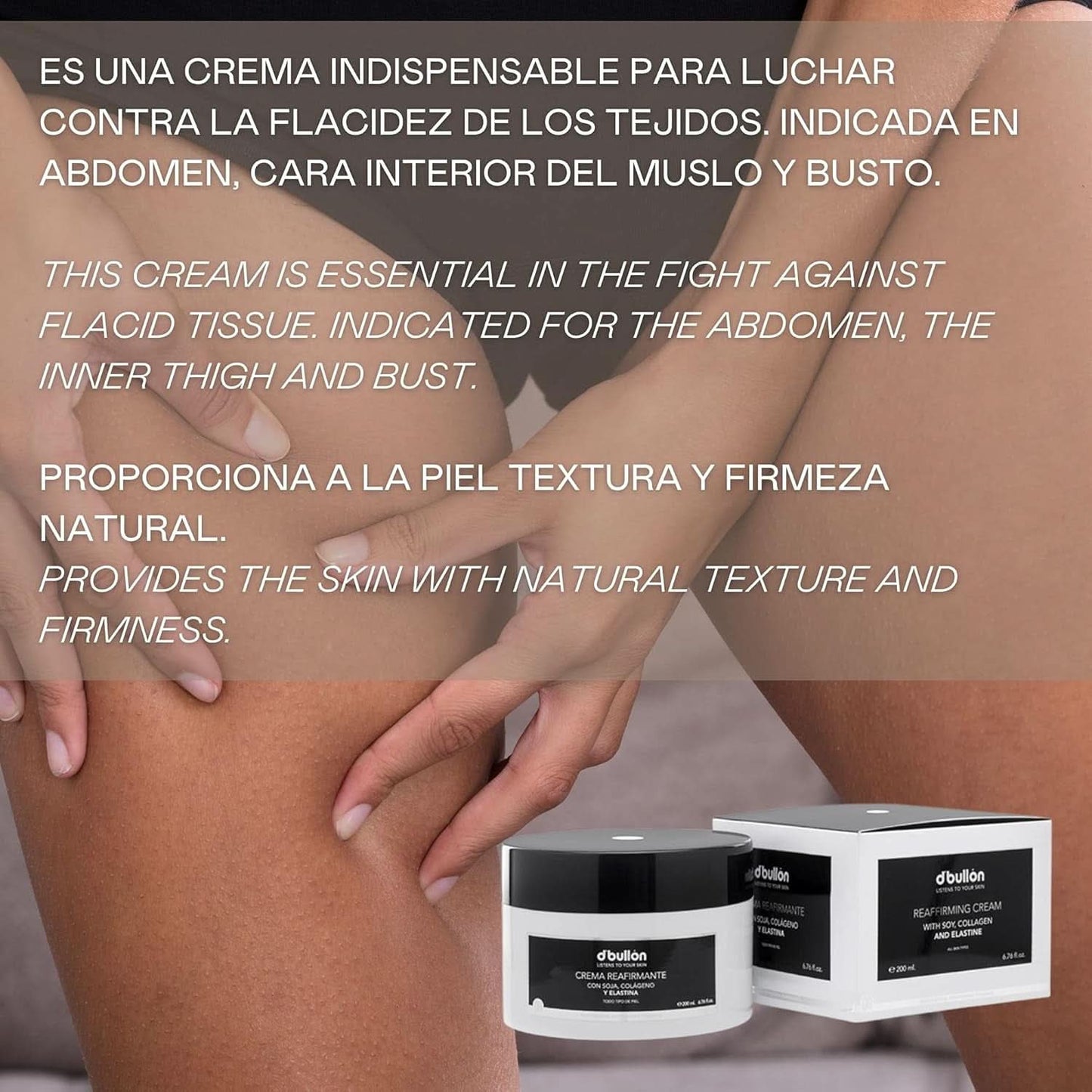 D'Bolón Crema corpo rassodante con soia, collagene ed elastina, 500 ml Cosmetici e Bellezza Naty Shop