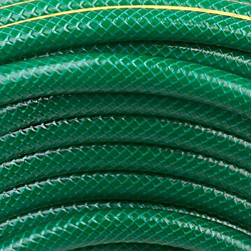 Tubo da giardino in tessuto incrociato Meister, 12,7 mm (1/2 pollice) - Lunghezza 30 m - Per irrigare piccole aree - Resistente allo schiacciamento e all'abrasione - Resistente ai raggi UV, Tubo da giardino in PVC vergine, Tubo dell'acqua, 9930260