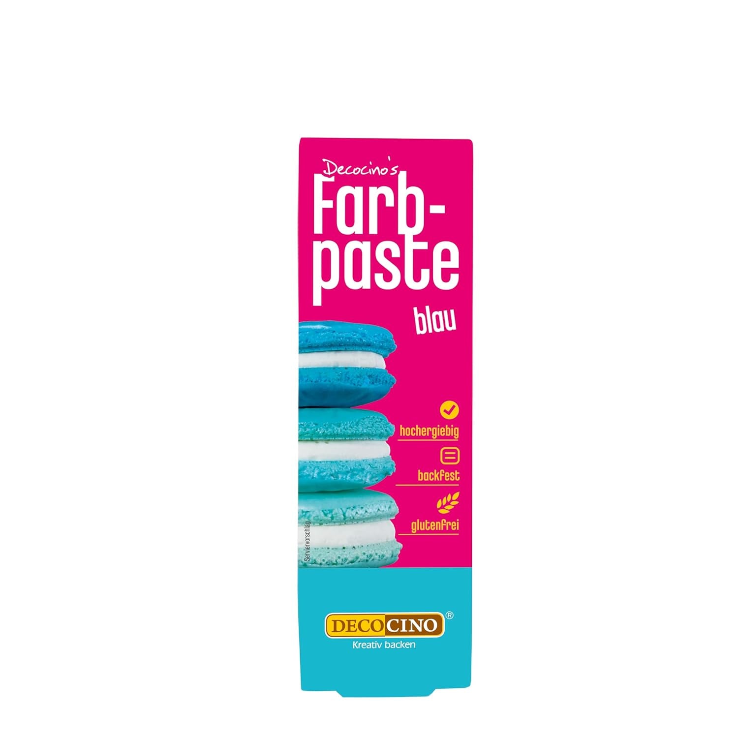DECOCINO pasta colorante rosa - 20 g - Colorante alimentare, ideale per colorare torte, fondenti e creme - Privo di azoacidi grassi e glutine