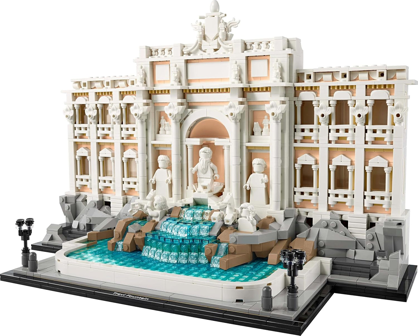 LEGO Architecture Fontana di Trevi - Modello di un punto di riferimento a Roma con sculture di Minifigure - pezzo da collezione per ufficio e soggiorno - regalo per adulti e amanti dell'architettura 21062 Set da costruzione Besuche den LEGO-Store