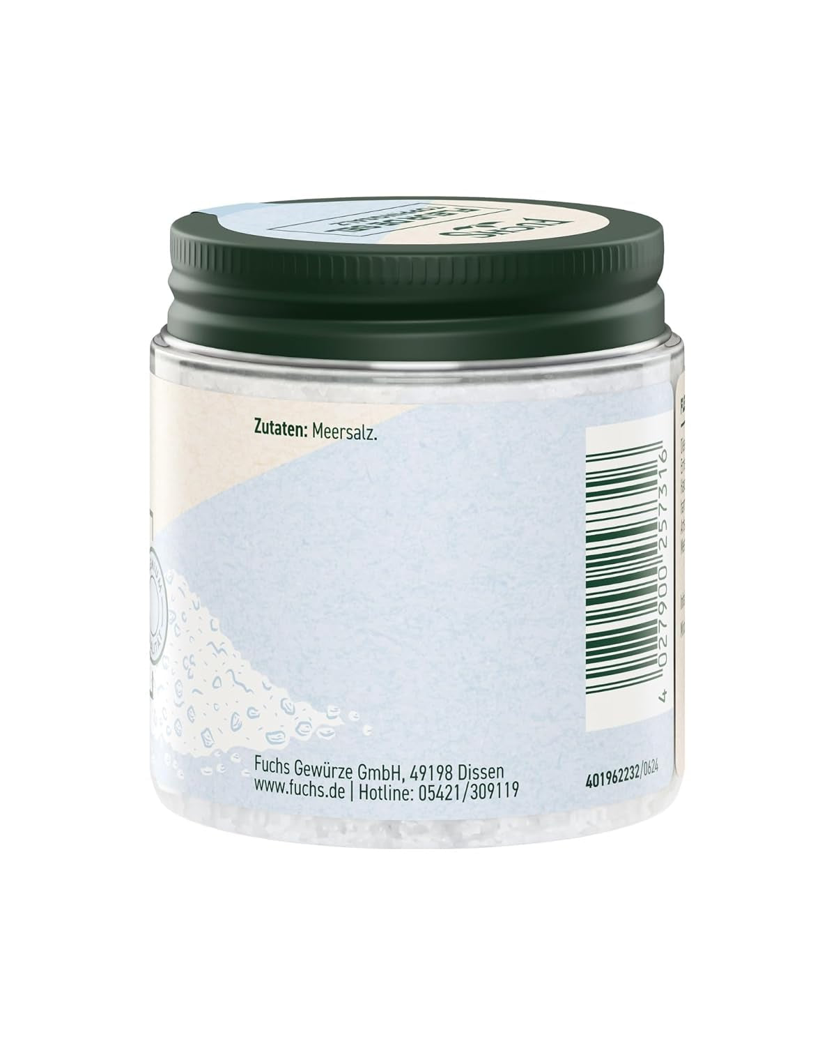Fuchs Gewürze - Fleur de Sel | Sale Nobile da Condimento per Asparagi, Frutti di Mare e Pesce | Meersalz in qualità Premium 100 g im wiederverschließbaren Gewürzglas