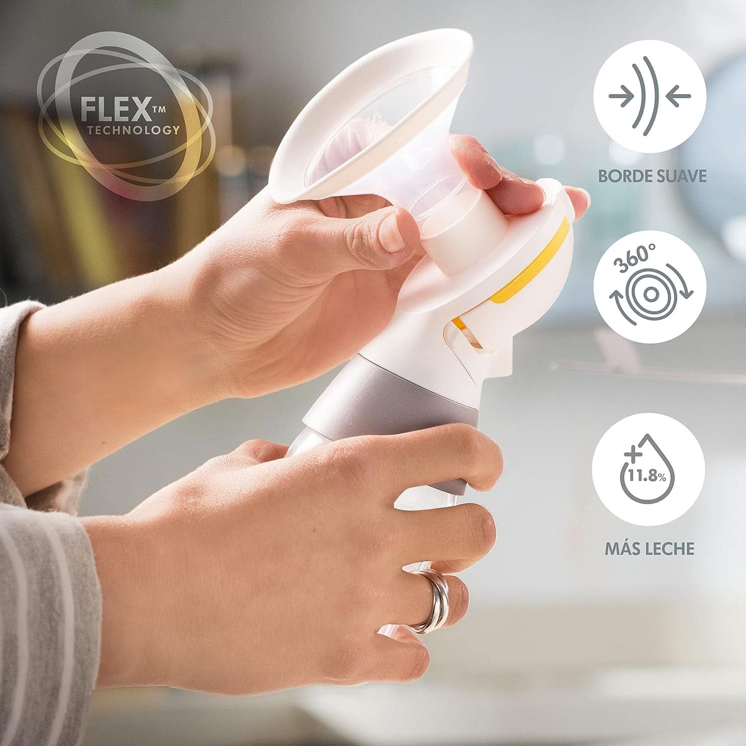 Tiralatte elettrico Medela Solo, con imbuto Personalfit Flex e tecnologia di estrazione a 2 fasi Accessori Alimentazione e Allattamento Bebe Naty Shop