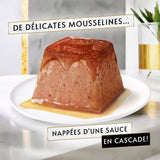 Consigli, mussola di salmone, con salsa, porzioni di pasto per gatti adulti, 4 x 57 g