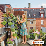 Adattatore per dispositivi Gardena: Collegamento al sistema originale Gardena per dispositivi di irrigazione con filettatura interna, adatto per filettatura 26,5 mm (G 3/4"), in scatola (2921-20), Nero