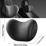 Cuscino per il collo dell'auto Cuscino morbido per poggiatesta dell'auto Cuscino per il collo dell'auto Cuscino per il collo dell'auto Cuscino per il collo Accessorio Cuscino Memory Cotone Accessorio per l'auto Cuscino per il poggiatesta Cuscino per il poggiatesta (Nero) Cuscini ortopedici cervicali Naty Shop