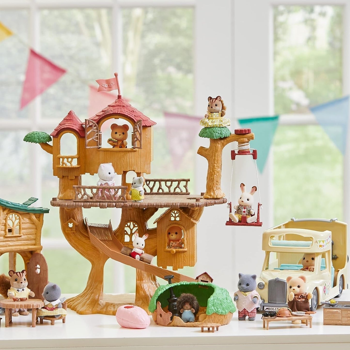 Sylvanian Families 5494 Adventure Tree House - Casa delle bambole Playset Case delle bambole Naty Shop