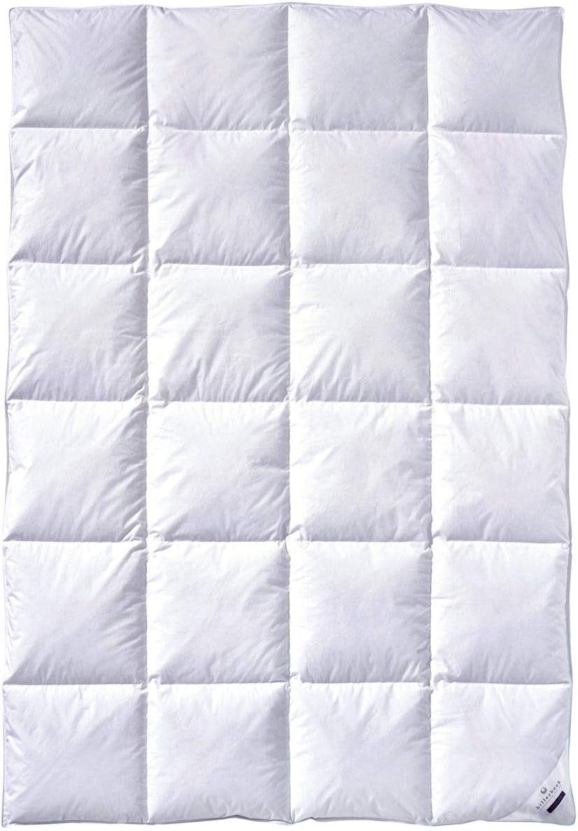 Piumino Billerbeck Martina® - Piumino 135 X 200 Cm - Piumino per tutte le stagioni - Adatto per chi soffre di allergie - 90% piumino d'oca, 10% piume d'oca - Piumini e trapunte bianchi Naty Shop Warm (L) 135 X 200 Cm