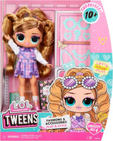 LOL Sorpresa! Tweens Core Doll - Fancy Girl - Include 1 bambola alla moda con vestito e accessori, 4 oggetti da collezione, Rose