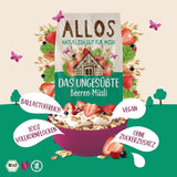 Allos, muesli ai frutti di bosco non zuccherato, confezione 5 x 500 grammi Cereals Naty Shop