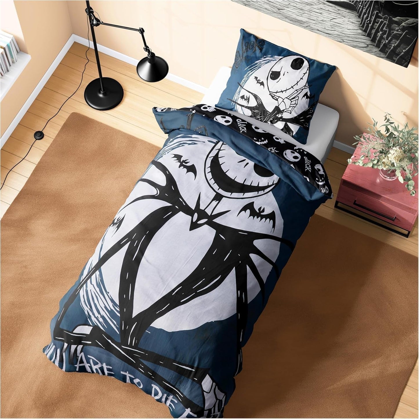 Biancheria da letto per bambini e ragazzi Biancheria da letto - bambini Naty Shop Black Jack - Singolo