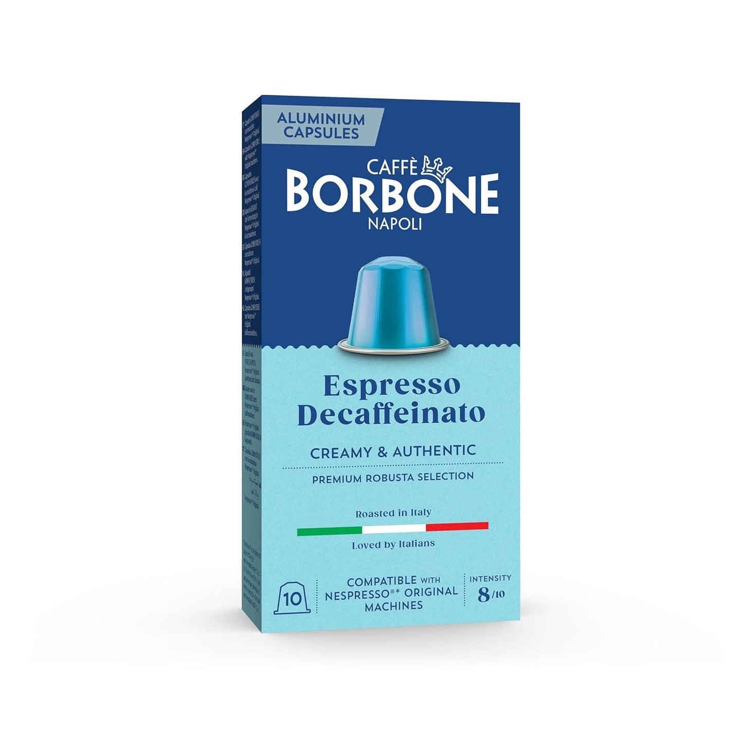 Caffè Borbone Decaffeinato - 90 capsule di caffè - cremoso e autentico - Compatibile con Nespresso®* Haushalts-Espressomaschinen