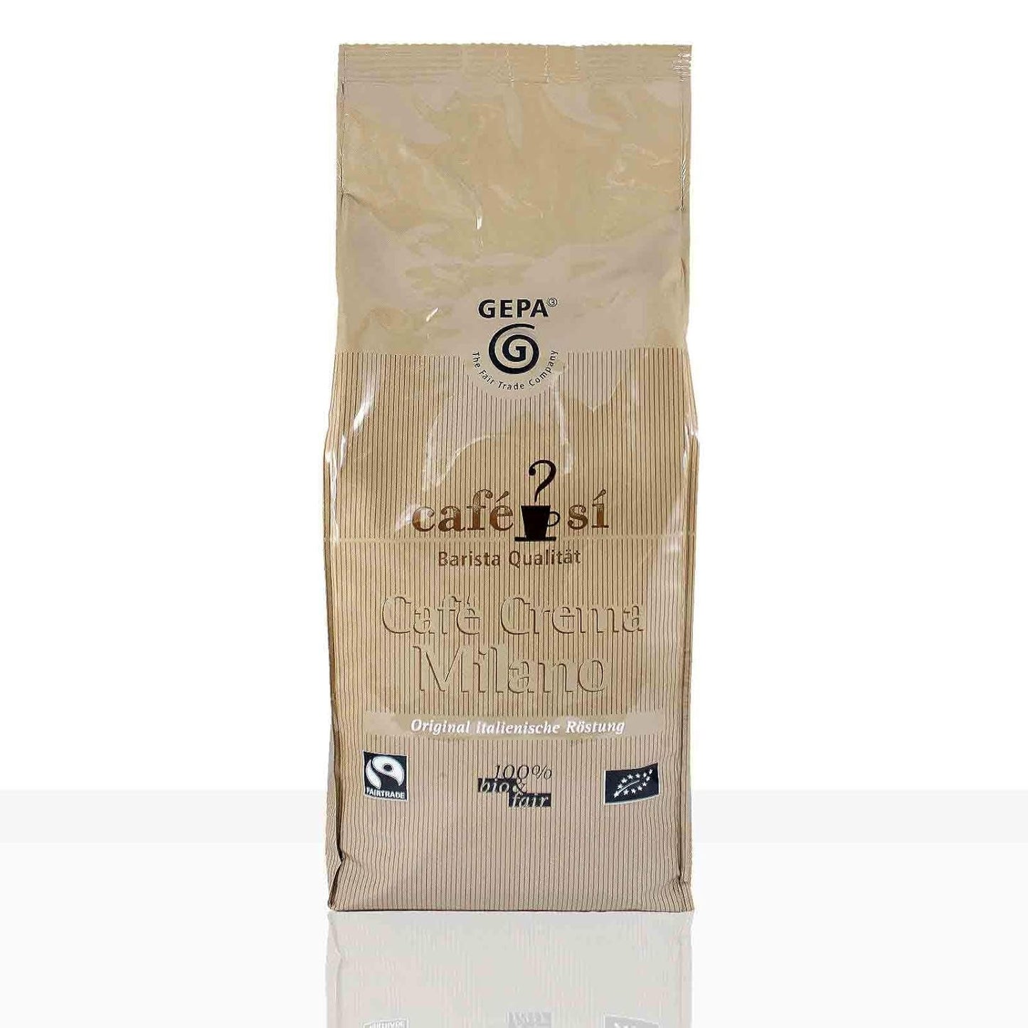 Cafe Si Cafe Crema Milano Caffè Fairtrade - 1kg di caffè in grani