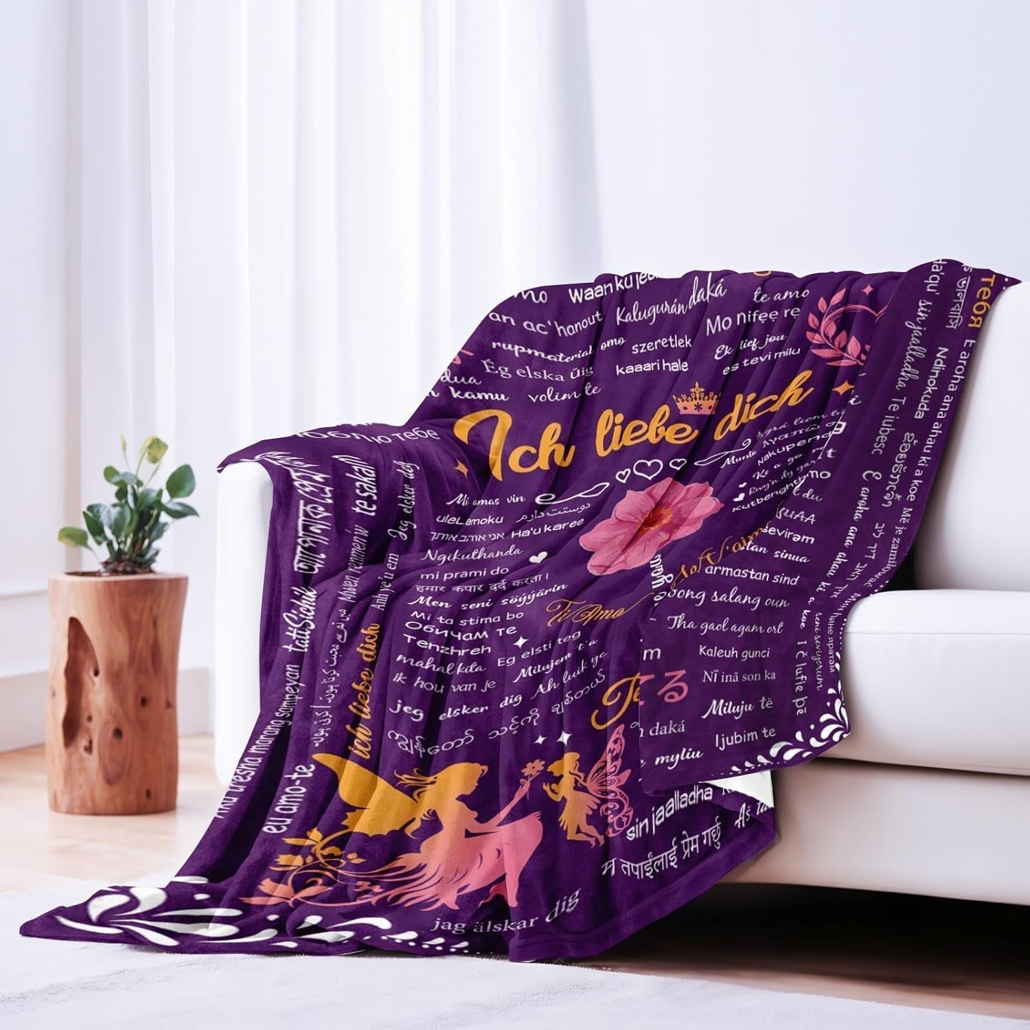 Regali per la mamma, regalo di anniversario per coppie, donne importanti, mariti, sorelle e madri, sicurezza ideale per la festa della mamma, San Valentino e Natale 50"X60" Letti e coperte Yasrlvun