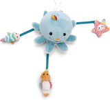 Giocattolo da bagno Octily 18x14 cm incl. 3 personaggi in confezione regalo 23,5x17x13,5 cm blu - giocattolo con elementi di presa - giocattolo da bagno per bambini da prendere e giocare Baby Toys Naty Shop