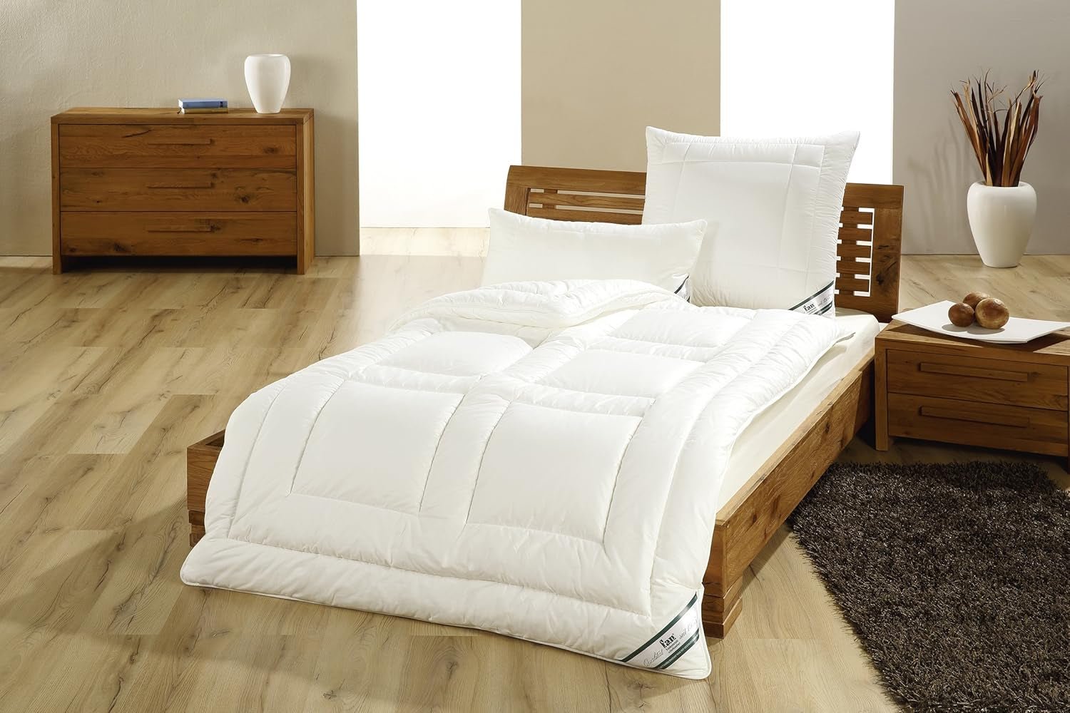 FIENO. Cotone Africa LSB, 135 X 200 cm, naturale Piumini e trapunte Naty Shop 135 X 200 Cm